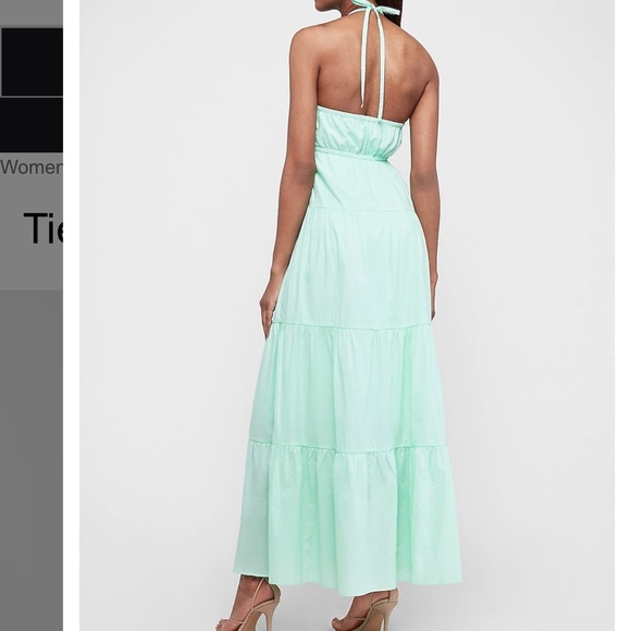 Tiered Halter Maxi Dress - Picture 2 of 4